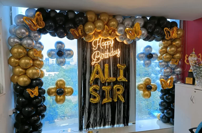 Birthday-Wall-balloon-decoration---Black-Gold-and-Silver-Indiaflorist247-1661938011_530x@2x