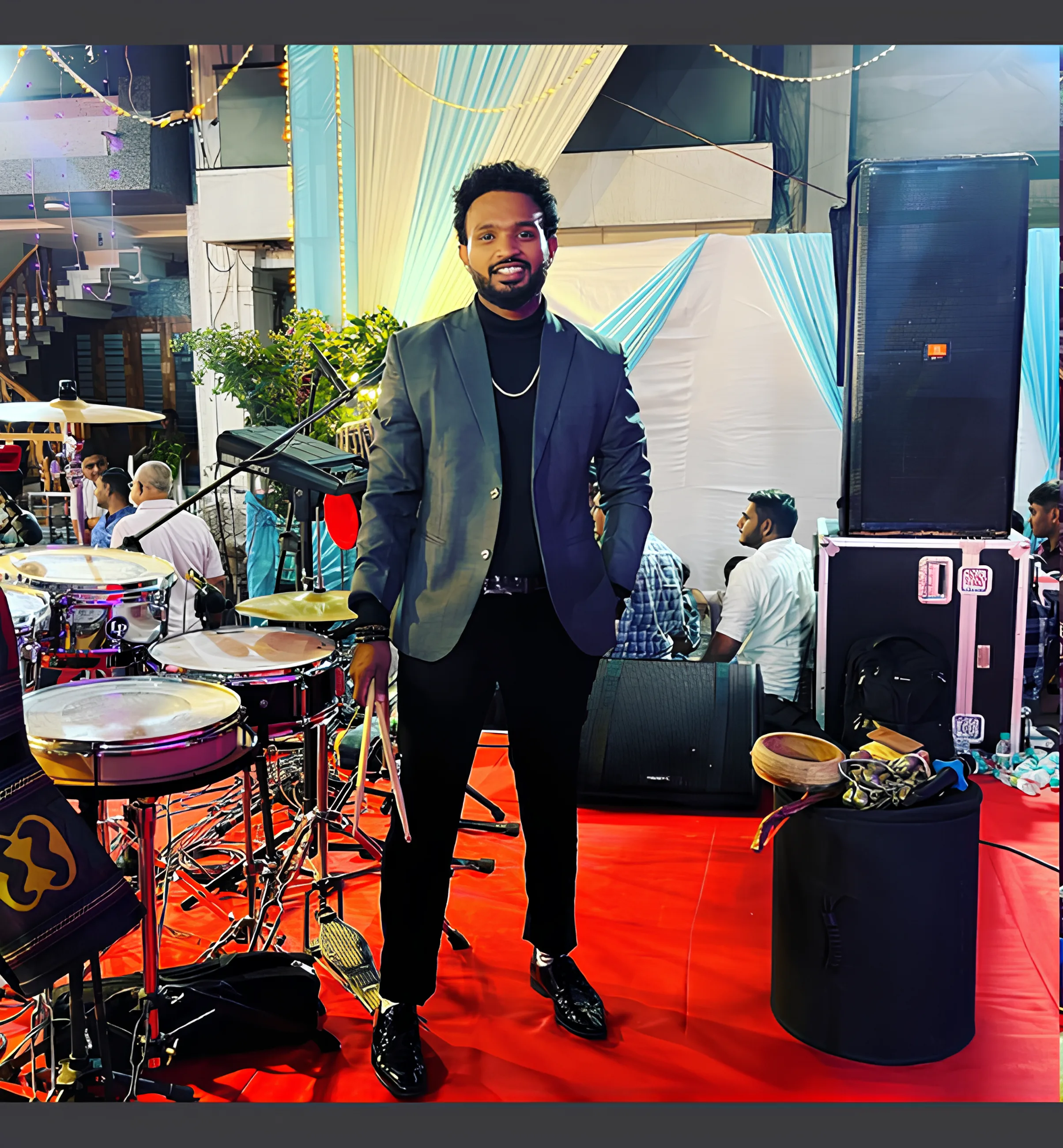Bunny percussionist in Mumbai