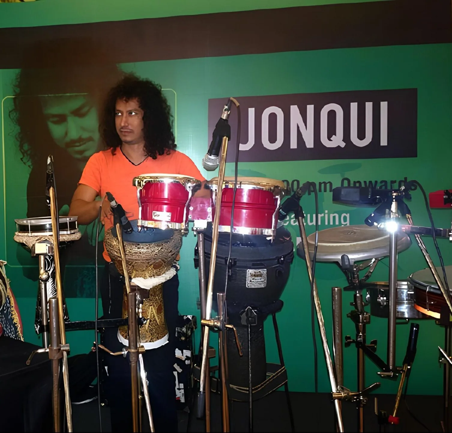 Jonqui percussionist in Mumbai