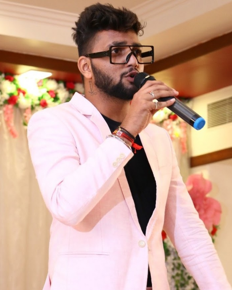 Emcee Rahul Jain
