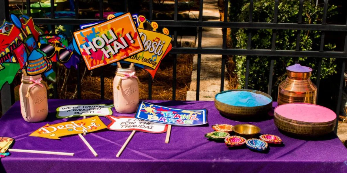 Holi Decoration For Office: Celebrate Safely With Style_Floodlightz_Events