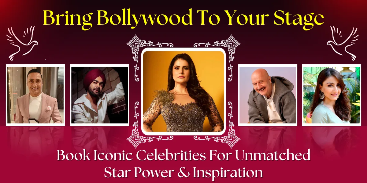BOOK ICONIC CELEBRITIES FOR EVENTS