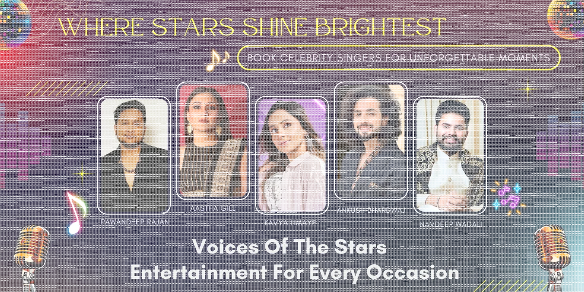 CELEBRITY SINGERS BANNER
