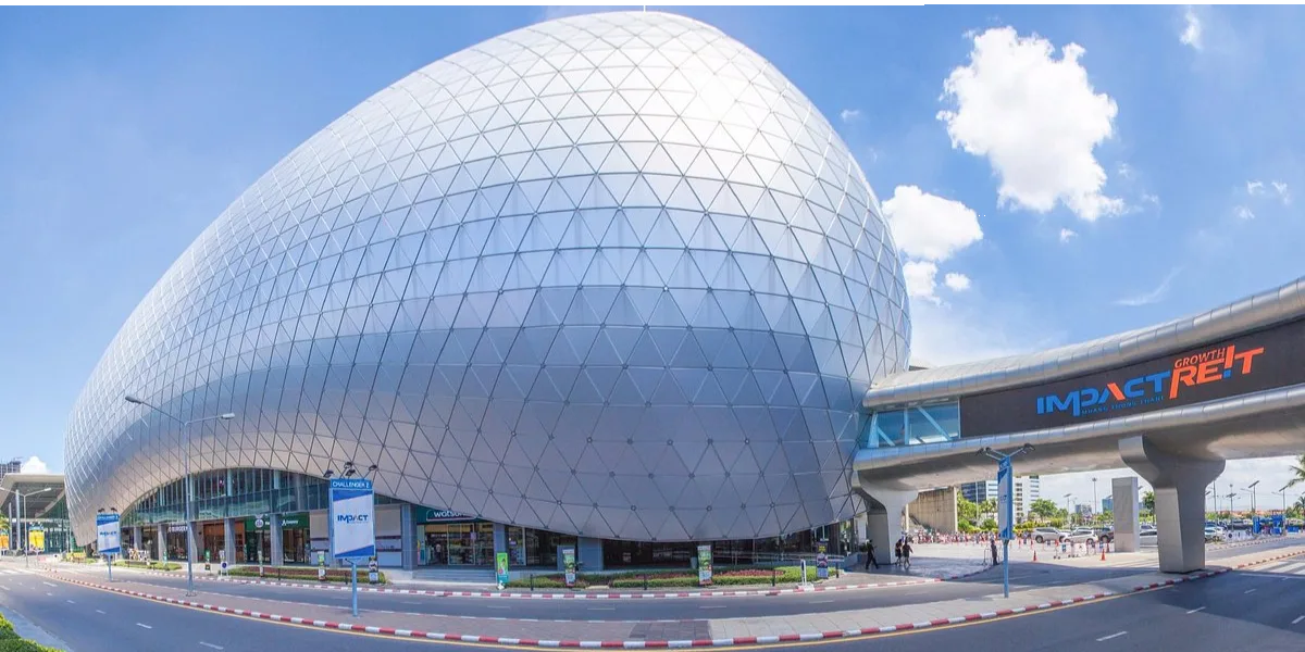Situated in Ban Mai, Pak Kret District, Nonthaburi 11120, Thailand, the IMPACT Arena, Exhibition and Convention Center (อิมแพ็คเมืองทองธานี) is a massive commercial complex that includes an arena, (3)