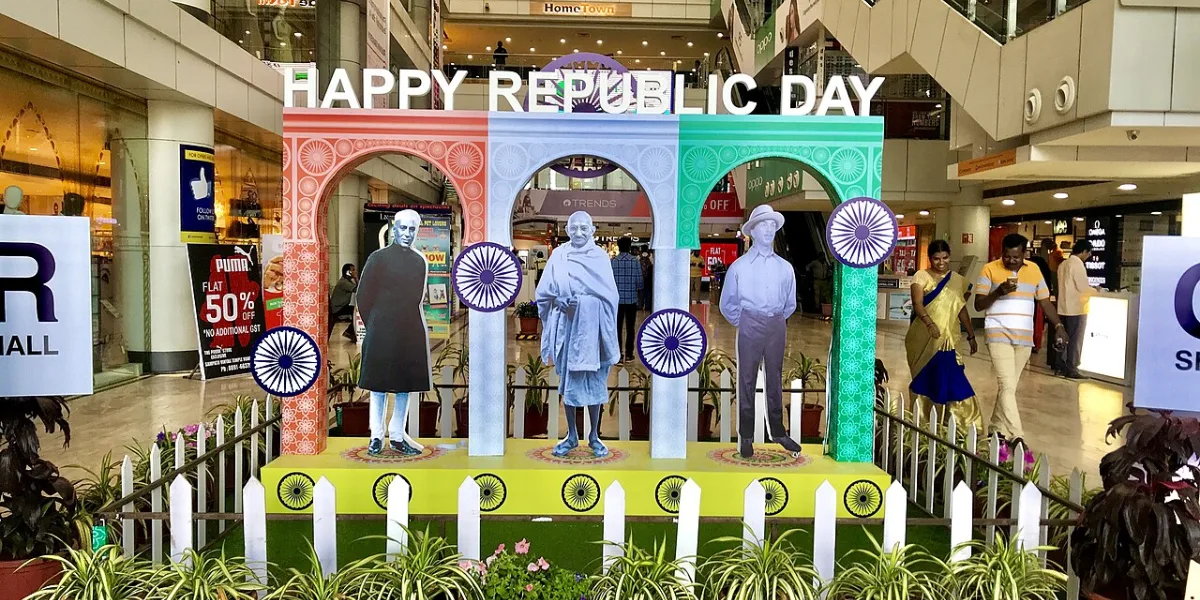 Republic Day Mall Decoration For Public Engagement_Floodlightz_Events