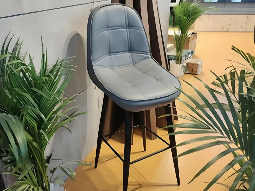 Grey Upholstered Bar Chair_Floodlightz Events