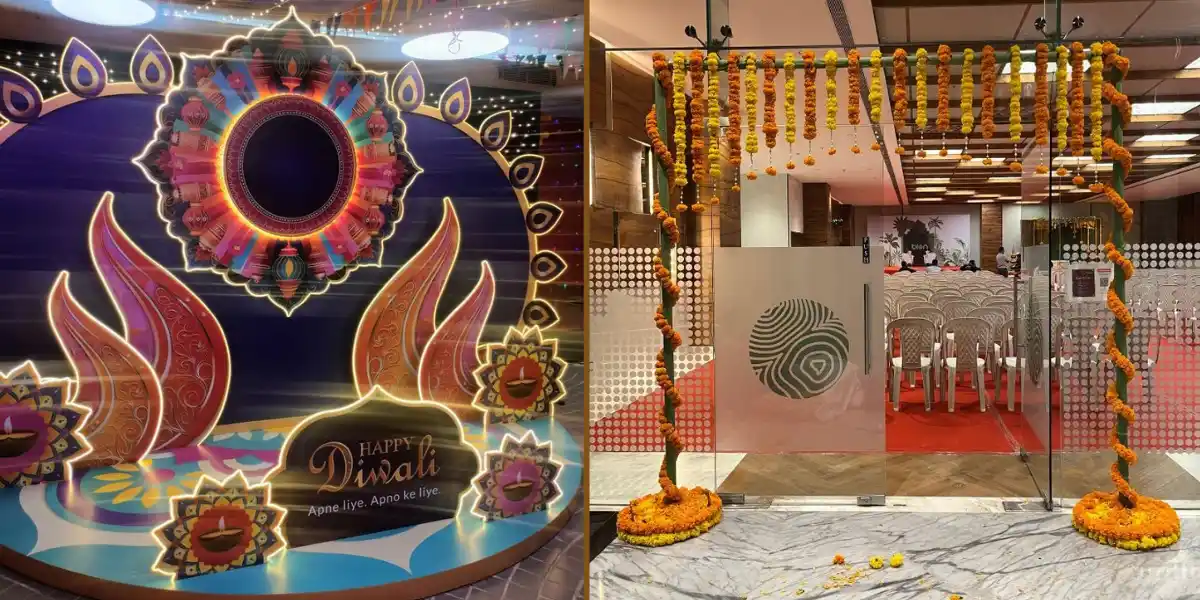 Diwali Decorations for Corporate Offices in Delhi NCR & Government Workplaces