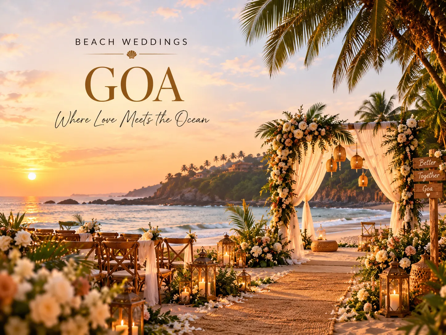 Goa Beach Wedding at Sunset